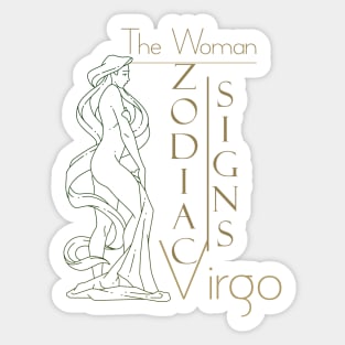 The women  Virgo Sticker